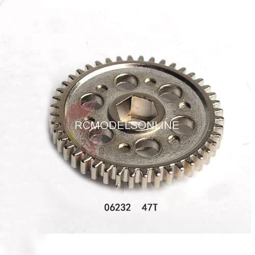 06232 HSP 06232 Steel Metal 47T Spur Gear Fit 2 speed RC Model Car For Redcat Tornado S30 Shockwave Tsunami (Nitro) Vortex SS