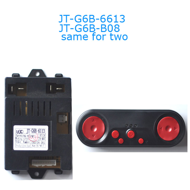 Parts & Accessories Baby Toy car JT-G6B-6113 Bluetooth Remote Control 2.4GHz Color: JT-G6B-6113 Full Set The Controller with Smooth Start Function,JT-G50B-6G16,CSG4R Receiver 