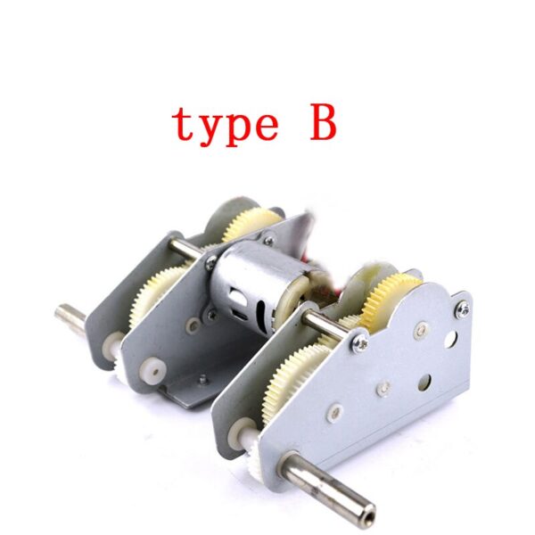 1Set Reduced Plastic Gear Drive Motor Gearbox for 1/16 Henglong RC Tank 3818/3819/3839/3888A etc - Image 3