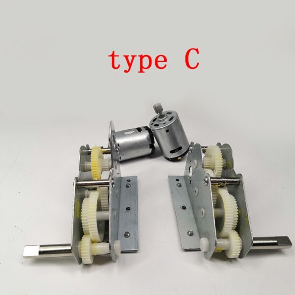 1Set Reduced Plastic Gear Drive Motor Gearbox for 1/16 Henglong RC Tank 3818/3819/3839/3888A etc - Image 4