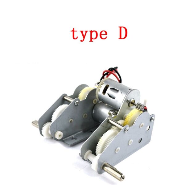1Set Reduced Plastic Gear Drive Motor Gearbox for 1/16 Henglong RC Tank 3818/3819/3839/3888A etc