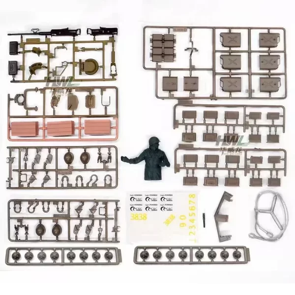 Henglong 1/16 Rc Tank Model Toy Accessories Details Self-assembly Appearance Plastic Decorative Parts Full Range Of Models Diy - Image 3