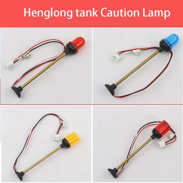 Heng Long LED Flashing Warning Light Caution Lamp for 1/16 version 6.0 7.0 RC Tank DIY Truck Car