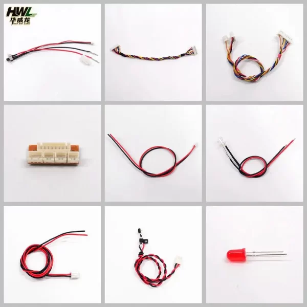 Henglong remote control tank wire accessories power switch bidirectional 8P wire 2P7P3P adapter board seat motor wire light bead - Image 2