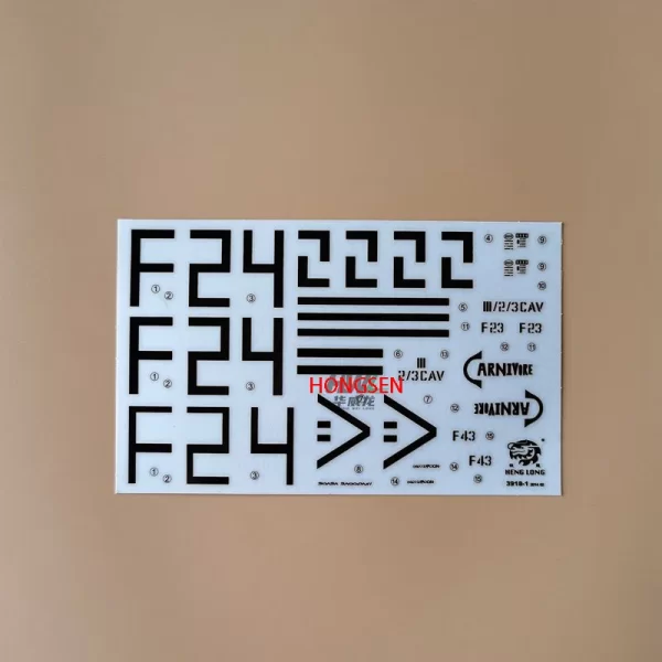 Henglong 1/16 rc tank Decals&Sticker 3818.3878.3879.3888A.3889.3908.3909.3918.3938.3939 etc - Image 5