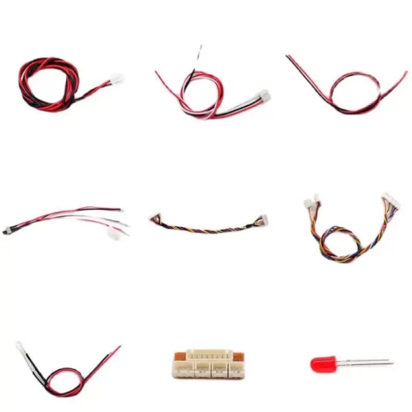 Henglong remote control tank wire accessories power switch bidirectional 8P wire 2P7P3P adapter board seat motor wire light bead