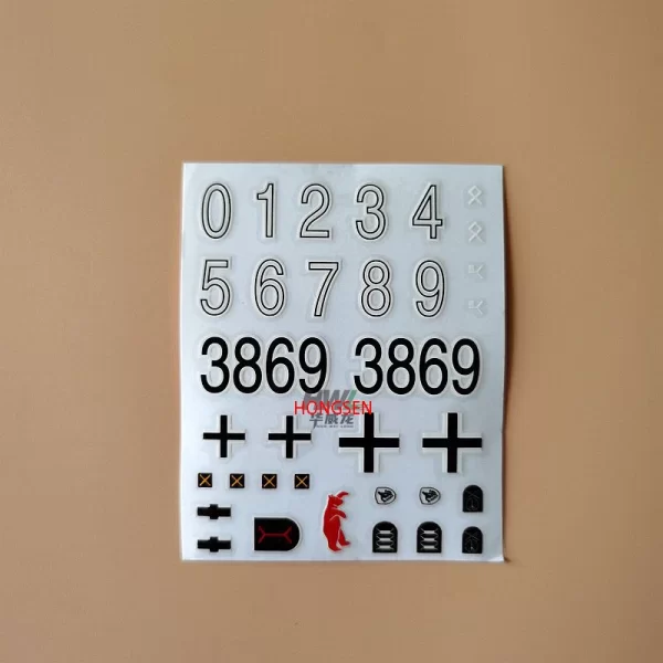 Henglong 1/16 rc tank Decals&Sticker 3818.3878.3879.3888A.3889.3908.3909.3918.3938.3939 etc - Image 3